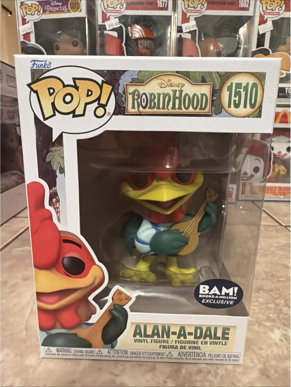 Funko Pop! Disney - Alan-A-Dale - Books A Million (Exclusive) #1510 w/Protector